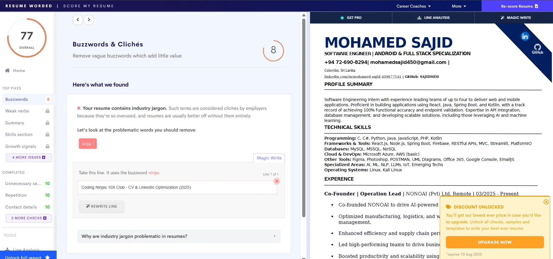 Client CV - Mohamed 2